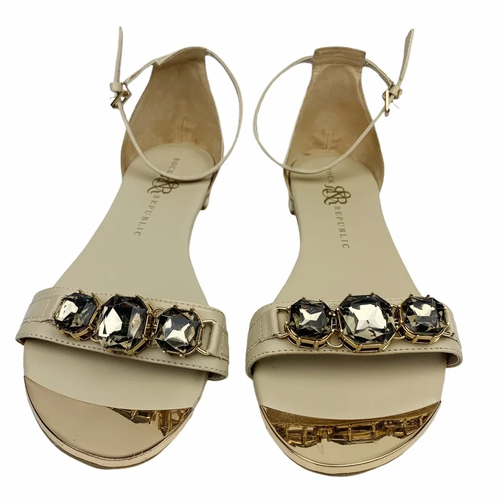 Rock&Republic Emeline Nude Ankle‎ Strap Sandal